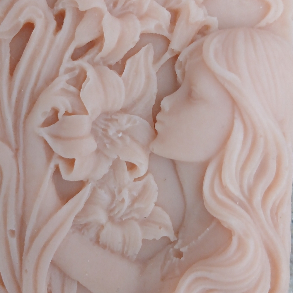 Damask Rose Soap Bar | Handmade In USA
